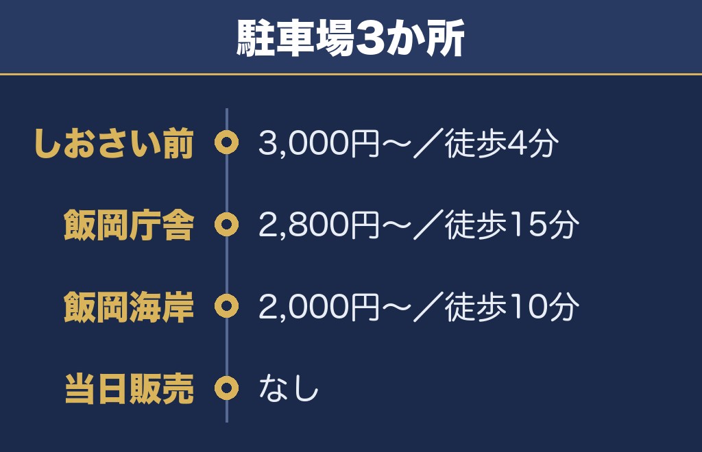 いいおかYOU・遊フェスティバル2026の駐車場は無料なしで事前予約だけ