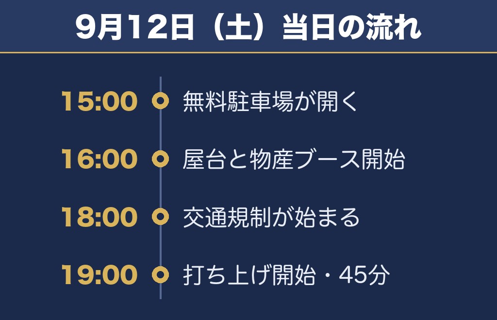 沼田花火大会2026の日程は9月12日！時間・打ち上げ場所・何発かを先にお答えします