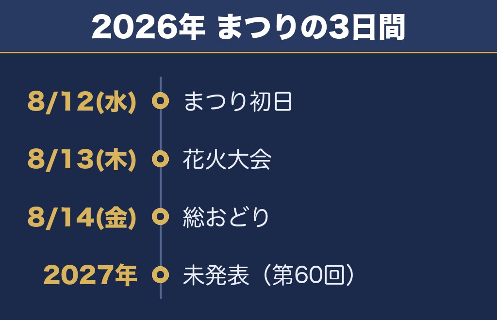 さぬき高松まつり花火大会2027の日程は未発表・2026年は8月13日でした